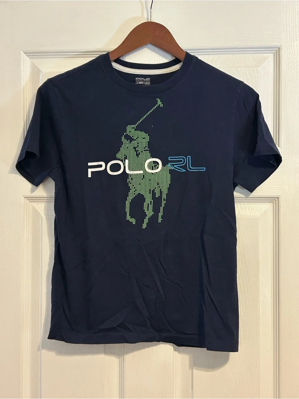 Ralph Lauren Navy Short-Sleeve Polo Graphic Tee